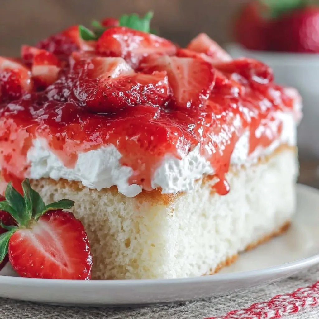 Erdbeer-Biskuit-Kuchen