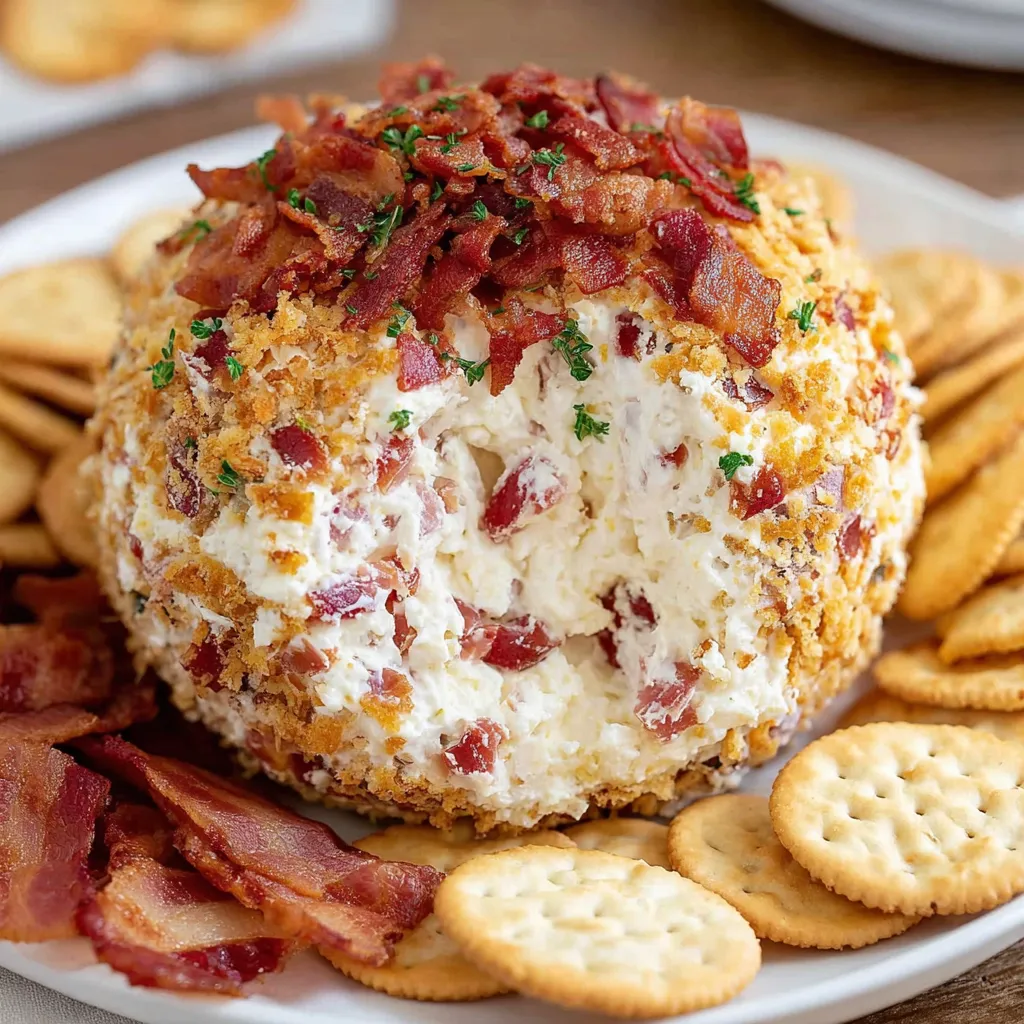 Sahniger BLT-Käseball