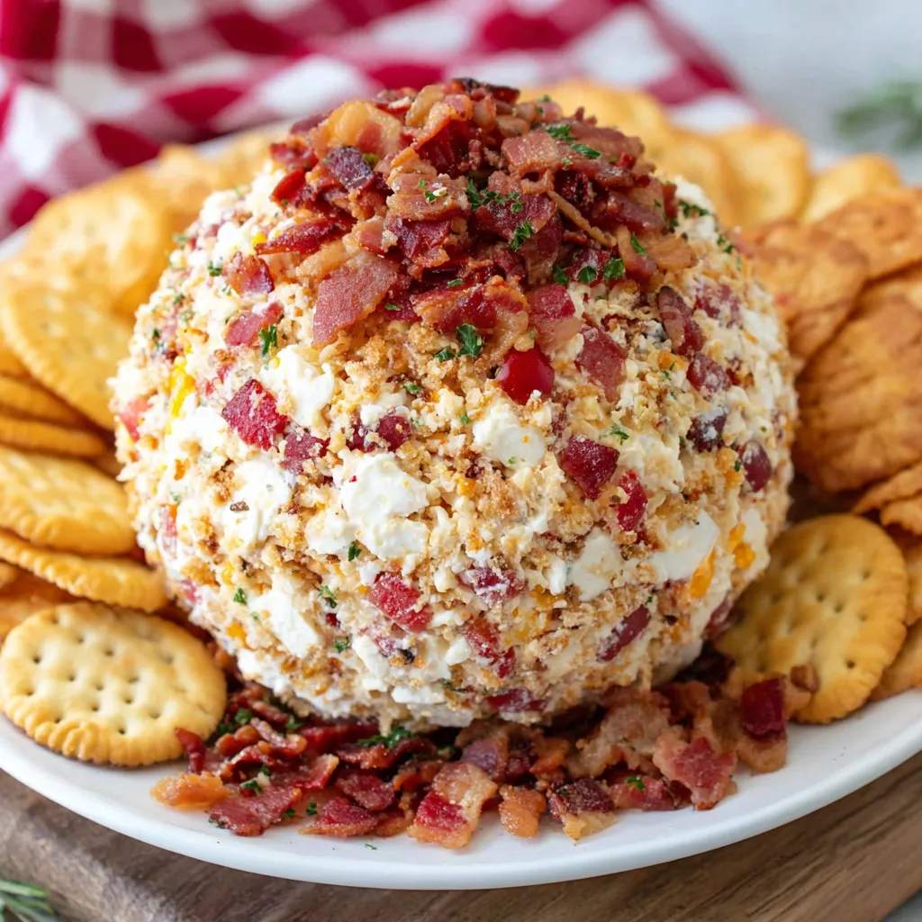Sahniger BLT-Käseball