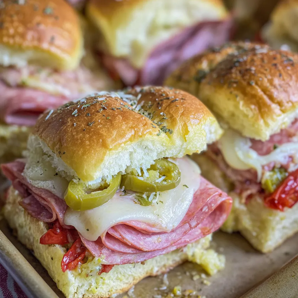 Italienische Sub Sandwiches