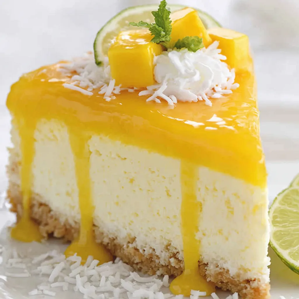 Mango Limette Käsekuchen