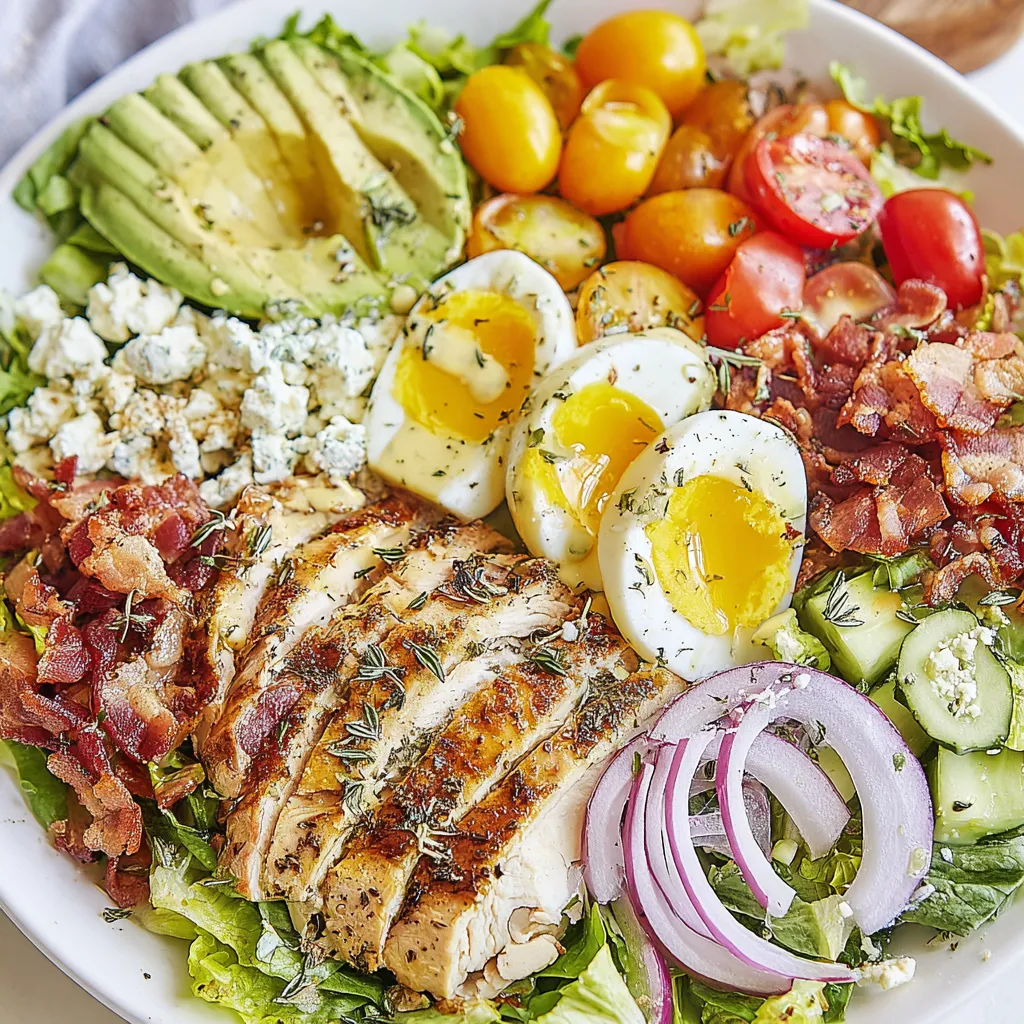 Kräuterhähnchen Cobb Salat