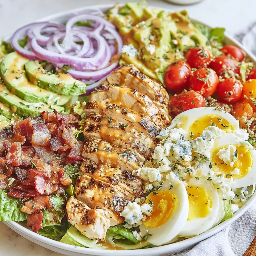 Kräuterhähnchen Cobb Salat