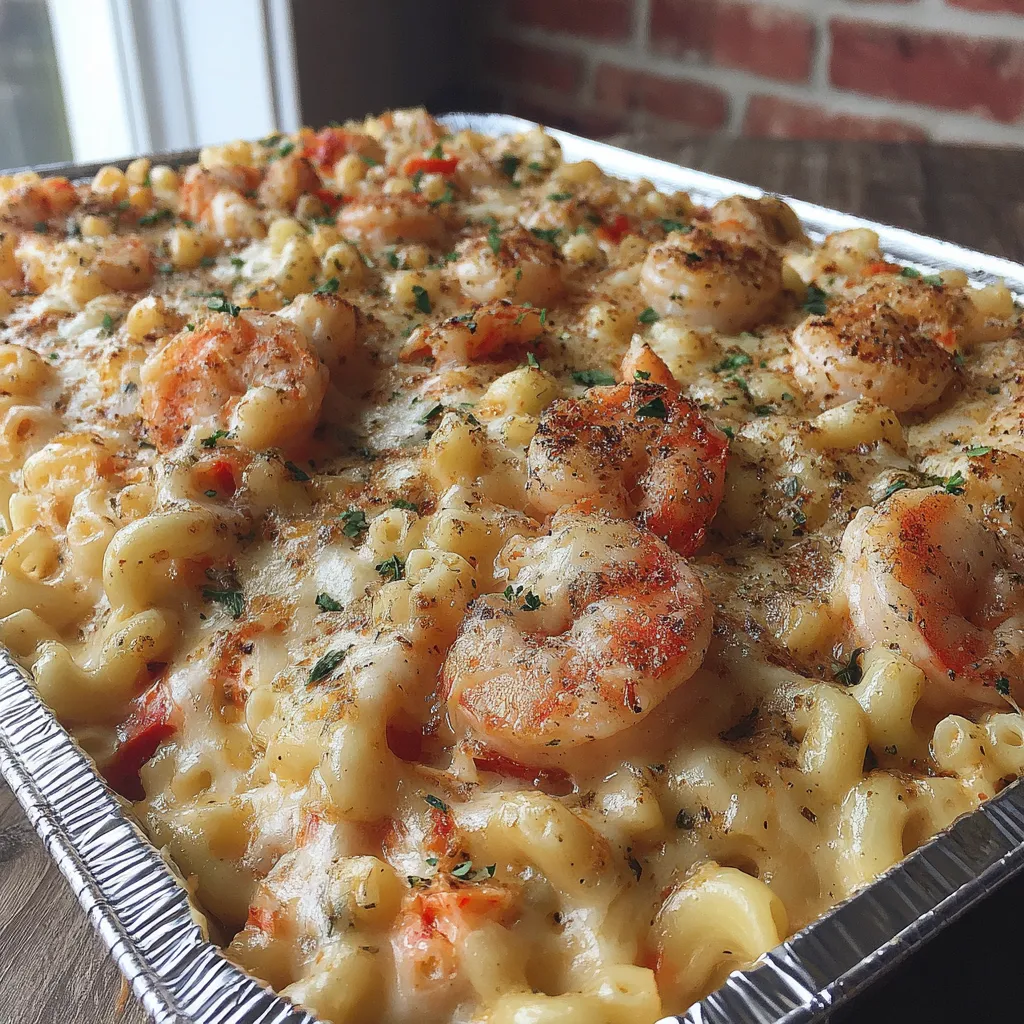 Mac & Cheese mit Meeresfrüchten