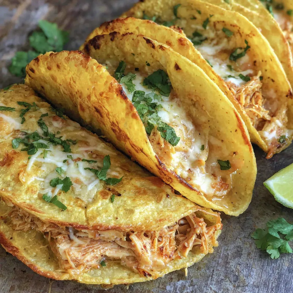 Knusprige Huhn Tacos