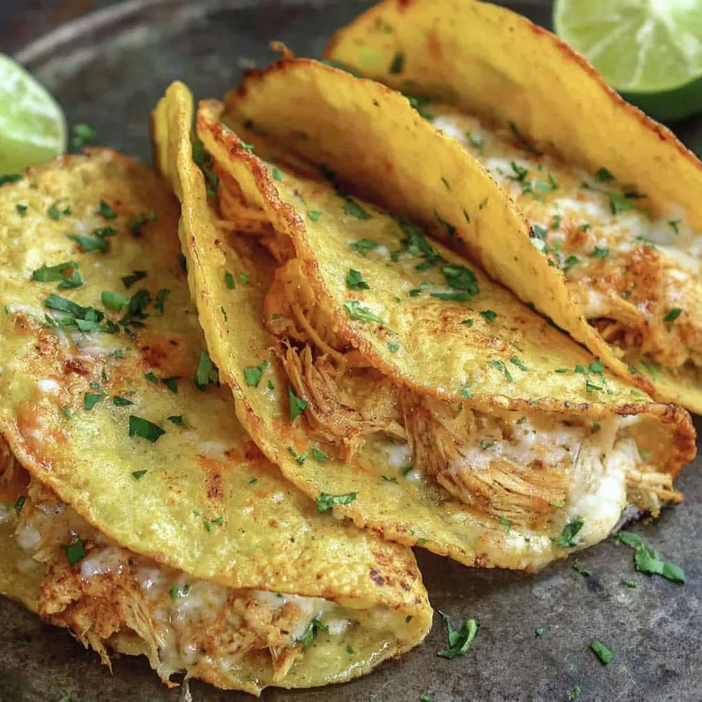 Knusprige Chicken-Tacos