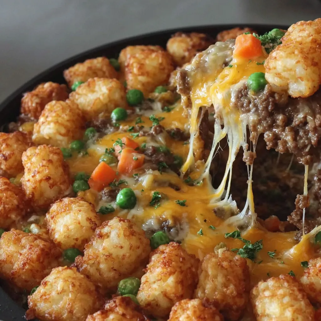 Shepherd's Pie Tater Tot Auflauf