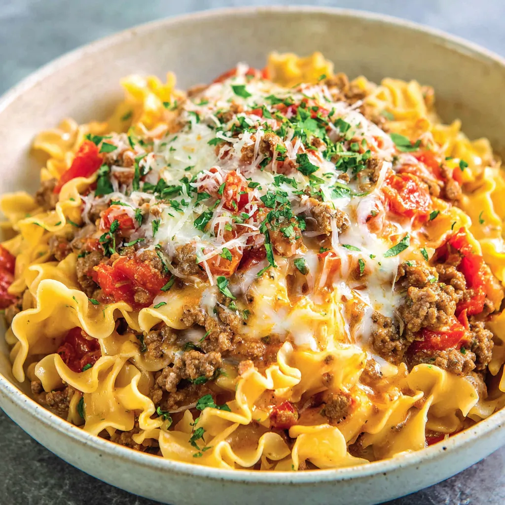 Einfache Pfannen-Lasagne
