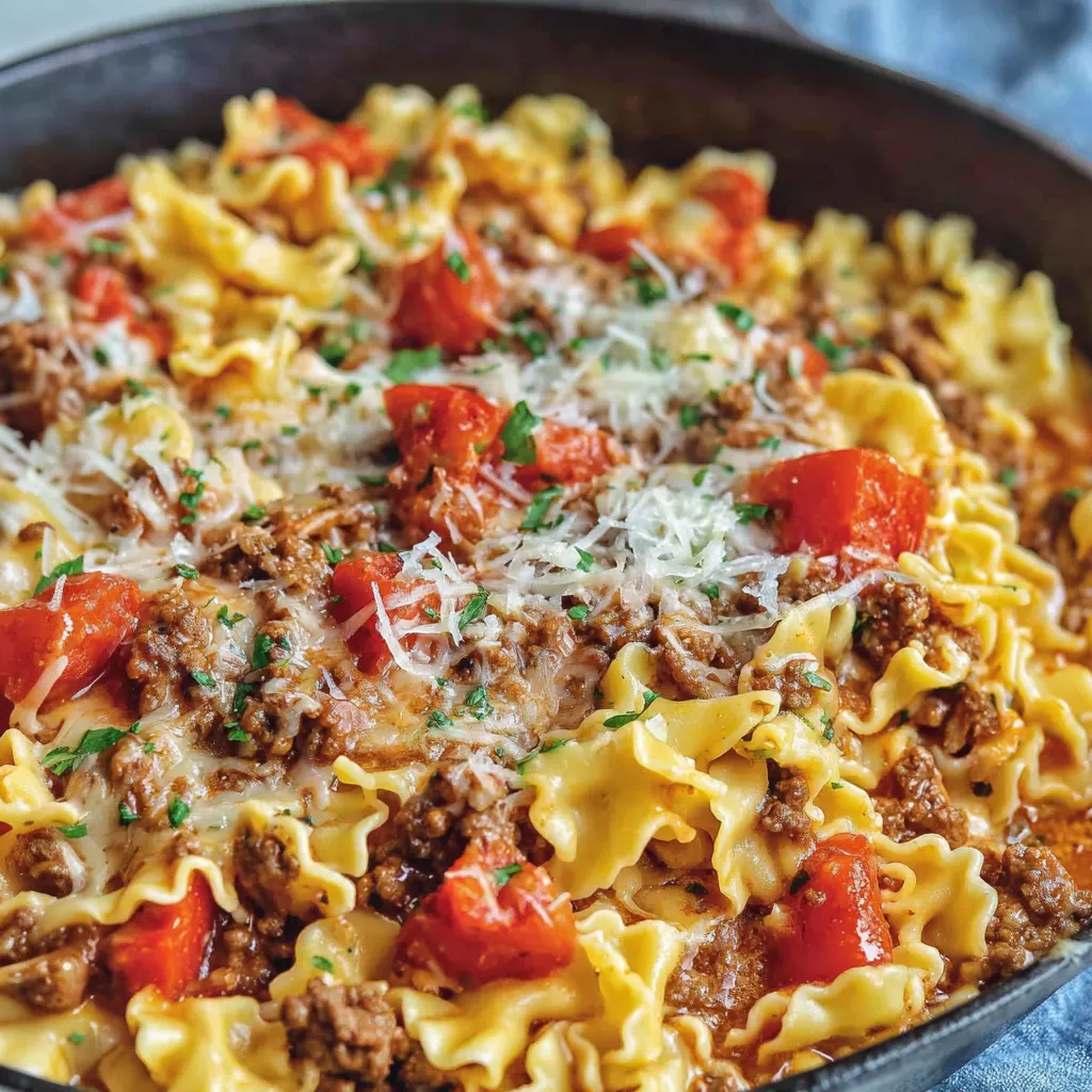 Einfache Pfannen-Lasagne
