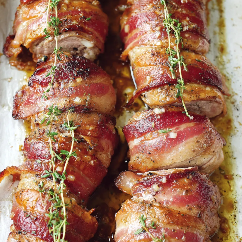 Schweinefilet im Baconmantel