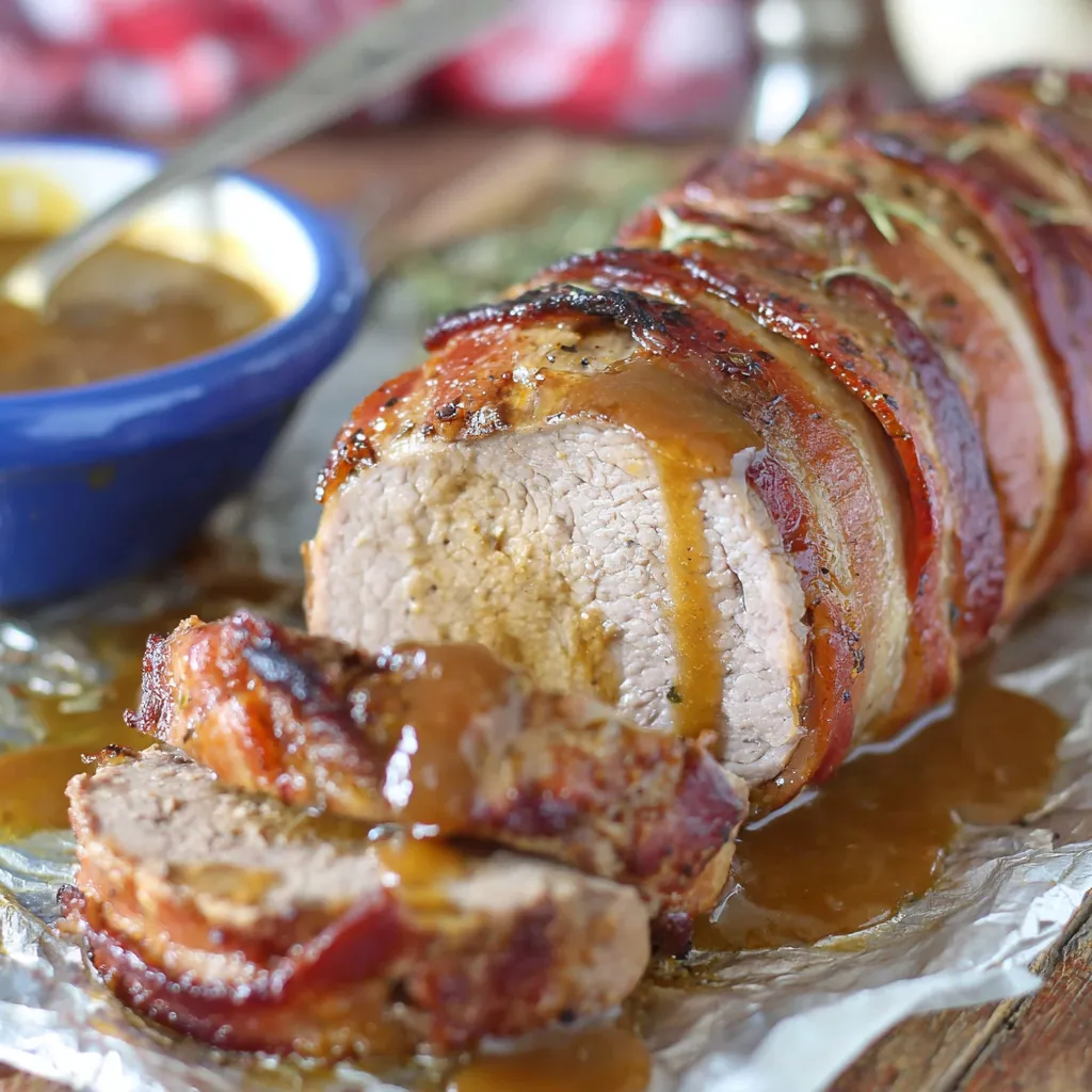 Schweinefilet im Baconmantel