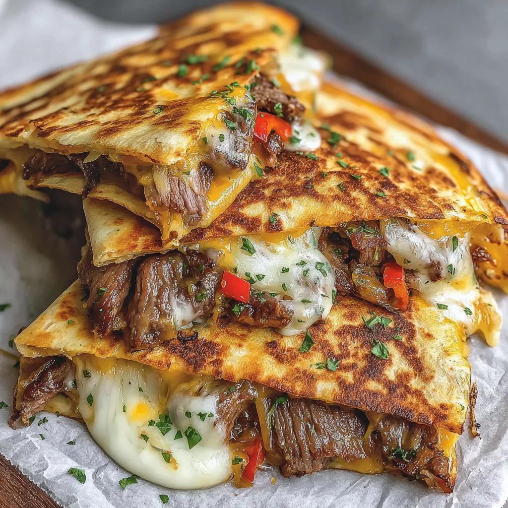 Steak & Käse Quesadillas