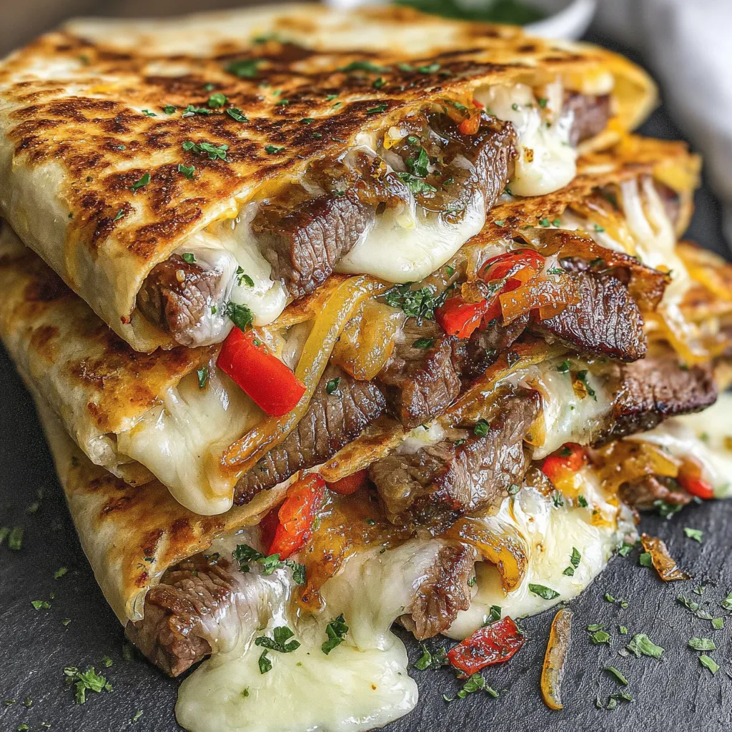 Steak & Käse Quesadillas