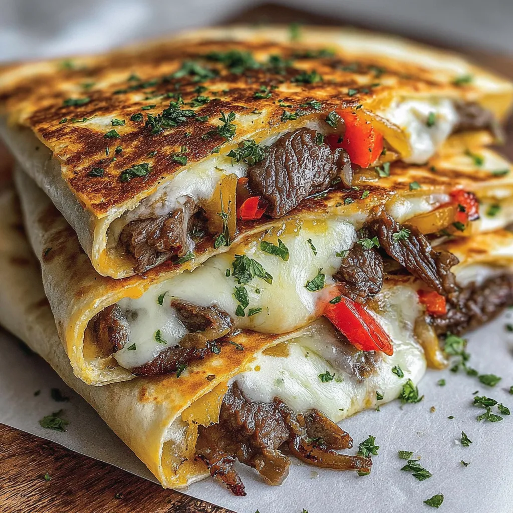 Steak & Käse Quesadillas