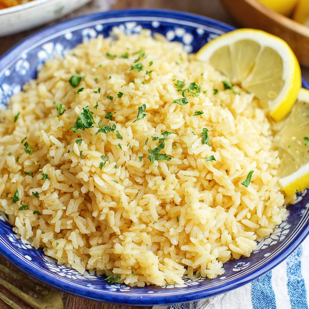 Knoblauch-Butter-Reis