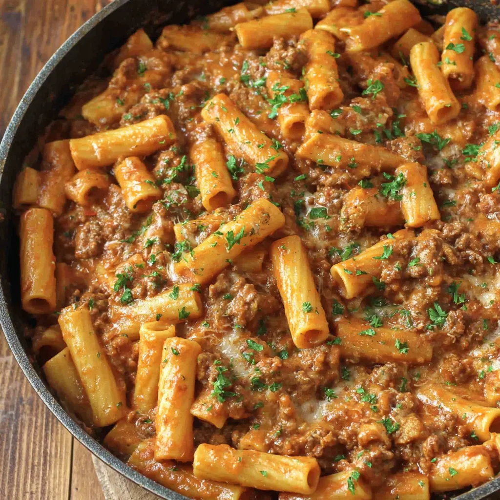 Selbstgemachtes Beefaroni