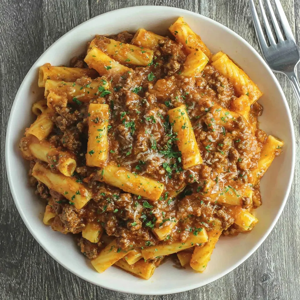 Selbstgemachtes Beefaroni