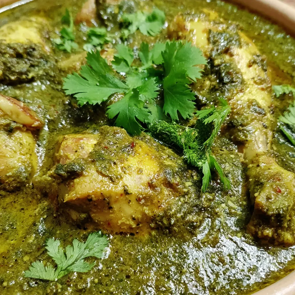 Hyderabadi Grünes Huhn
