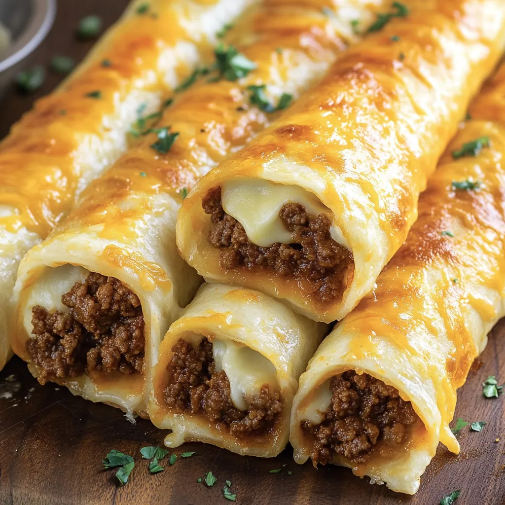 Käse Taco Stangen Vorspeise