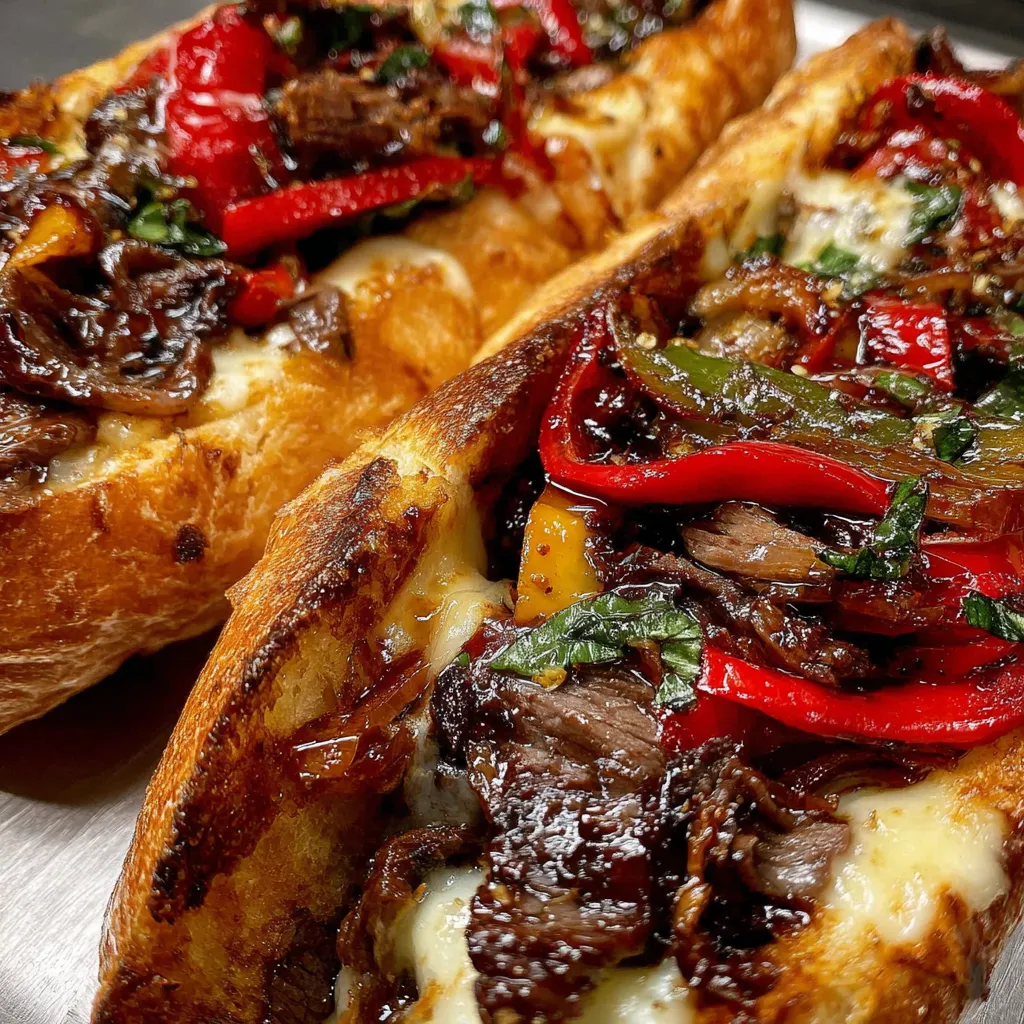 Ultimativer Gegrillter Cheesesteak