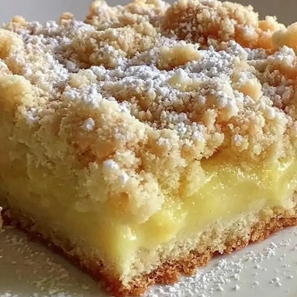Streuselkuchen mit Vanillepudding - Der Duft, der Sonntage bei Oma unvergesslich machte.