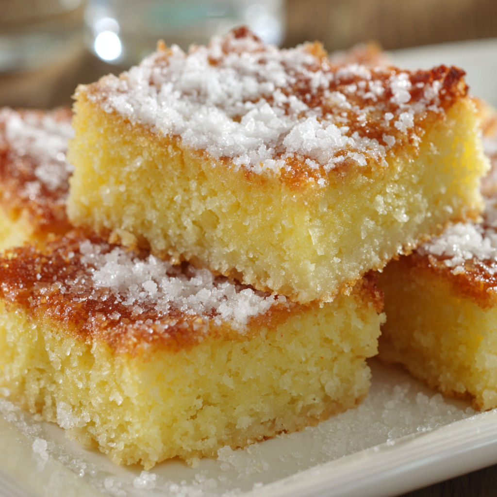 A plate of Sächsischer Zuckerkuchen.