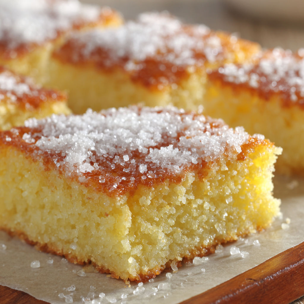 A slice of Sächsischer Zuckerkuchen.