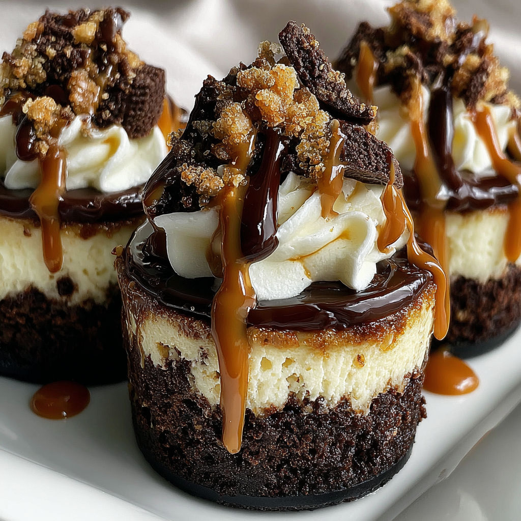 A dessert with chocolate and caramel sauce.