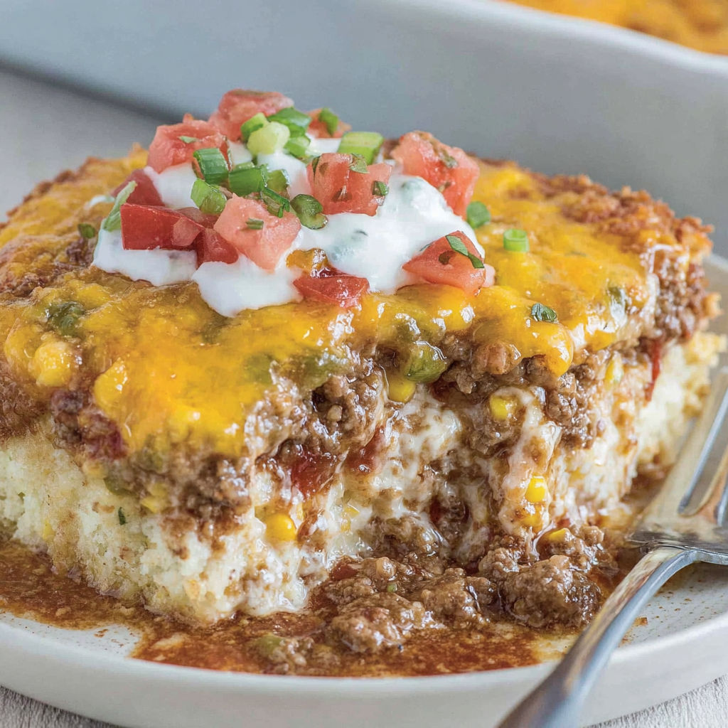 A plate of John Wayne Casserole.
