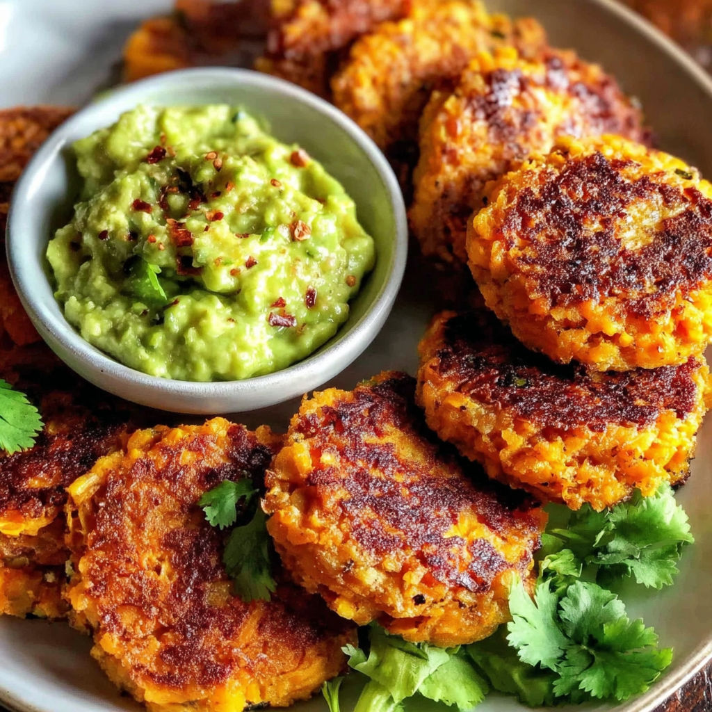 A plate of fried food with a bowl of dip.