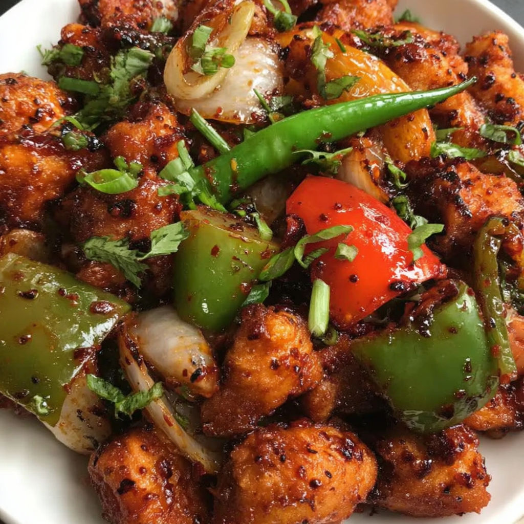 A plate of food with a variety of ingredients.
