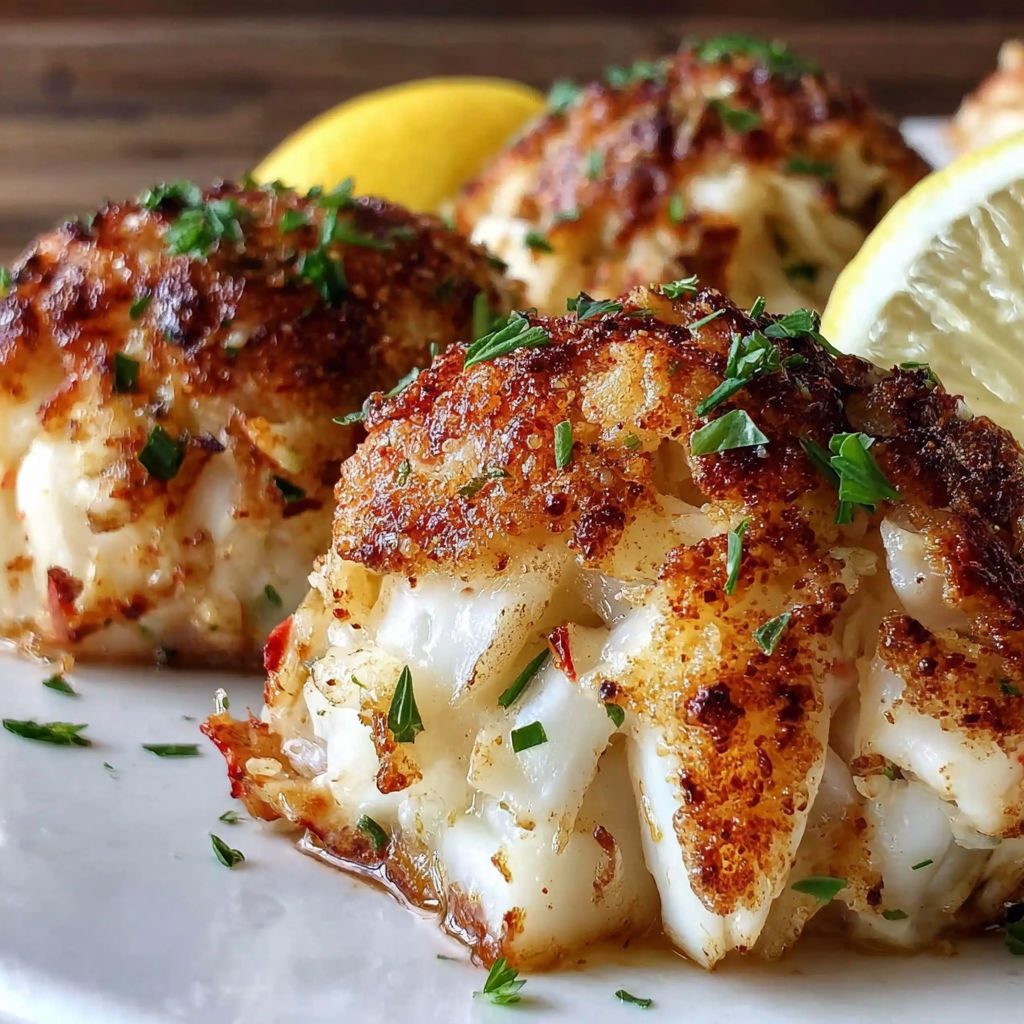 A plate of food with a lemon wedge on top.