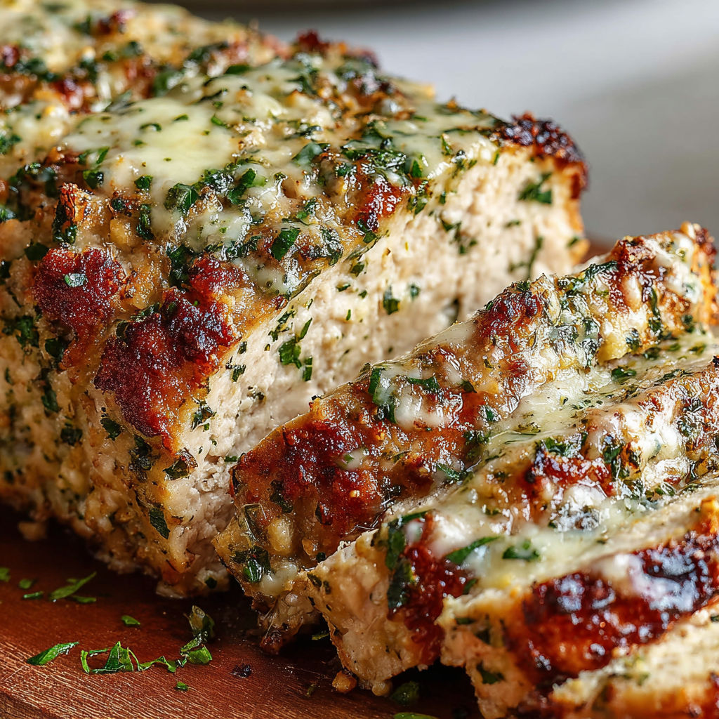 A piece of meat with cheese on top.
