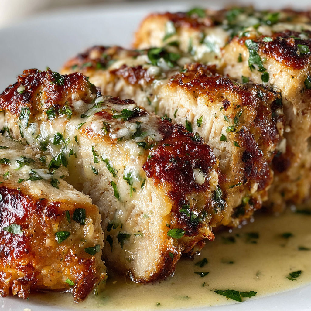A plate of food with a sauce on it.