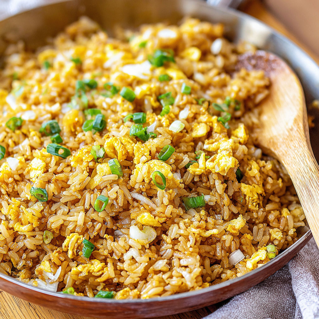 A bowl of rice with vegetables.