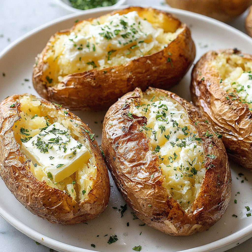 Air Fryer Baked Potato Recipe.