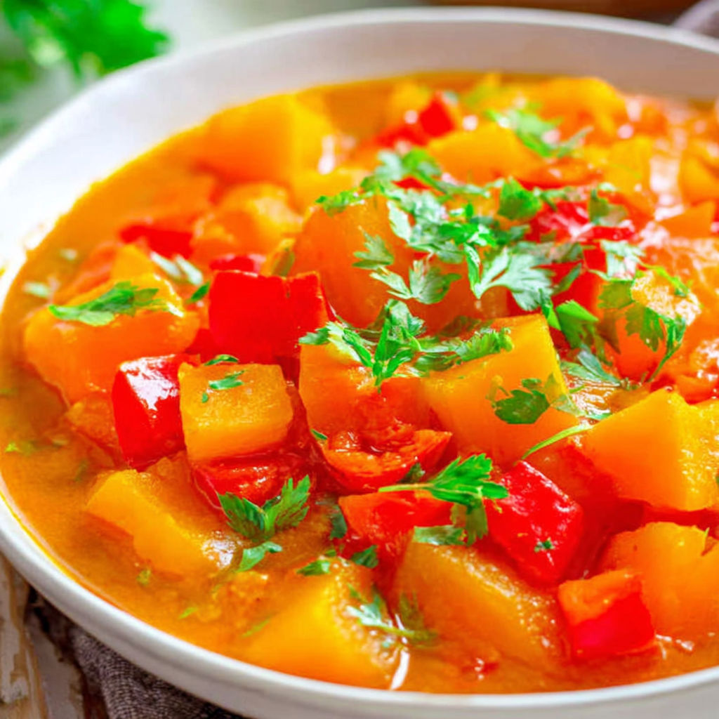 A bowl of food with a spoon in it.