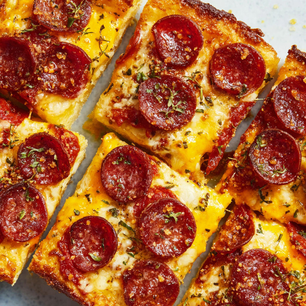 A close up of a pizza with pepperoni and cheese.