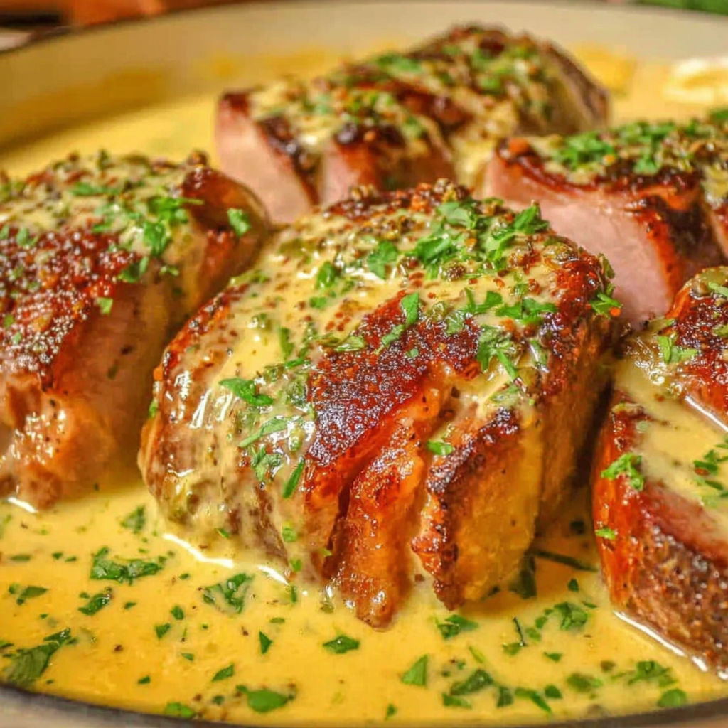 A plate of meat with sauce on it.