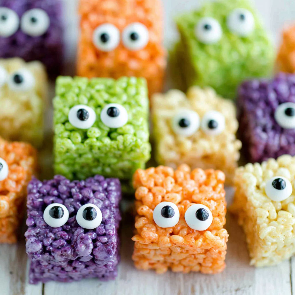Halloween Rice Krispie Treats.