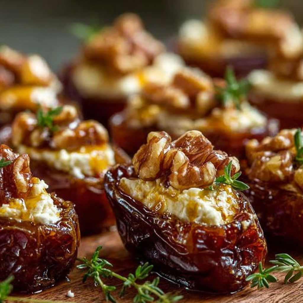 A plate of food with walnuts on top.