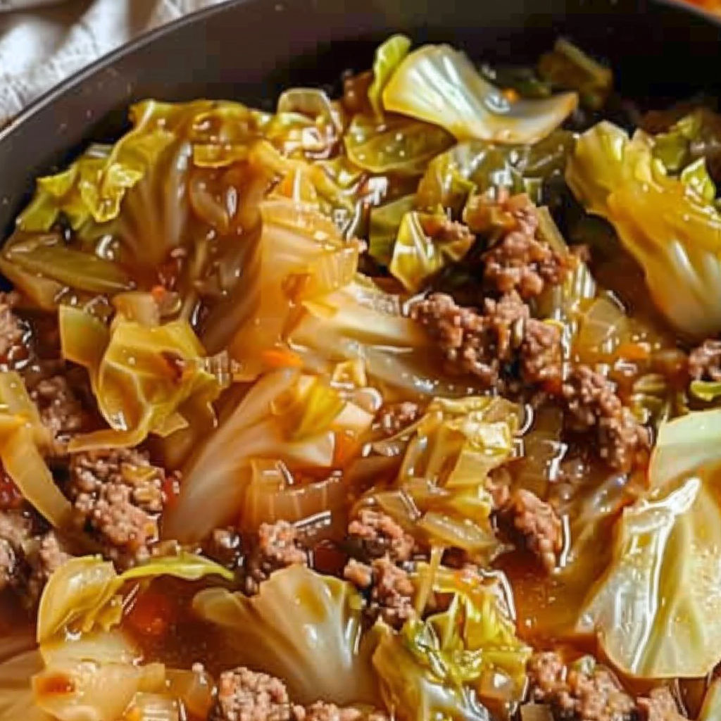 A bowl of meat and vegetables.