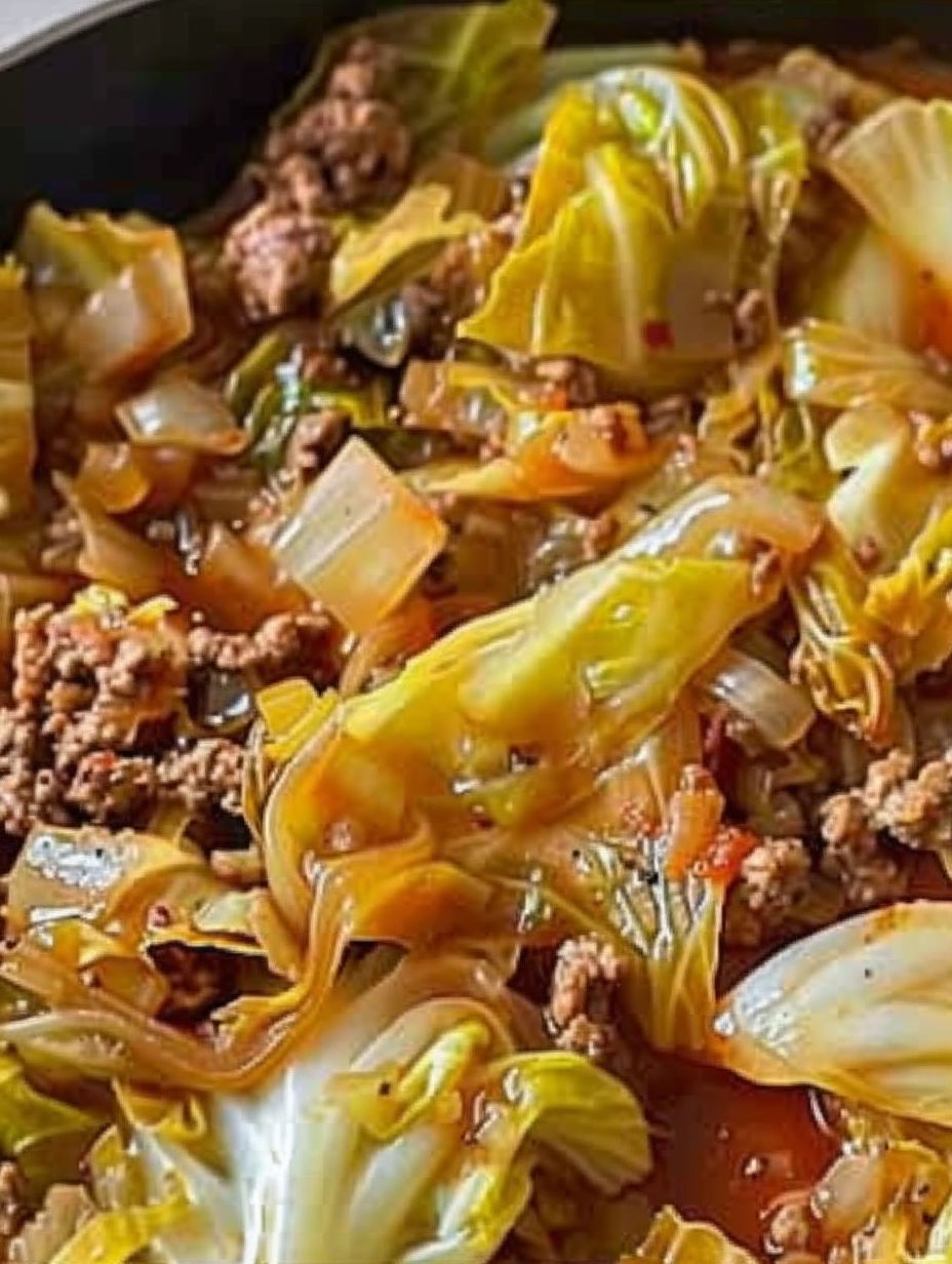 A close up of a dish with meat and vegetables.