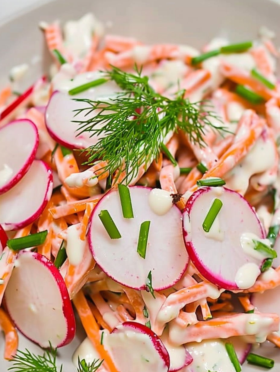 A plate of food with a green topping.