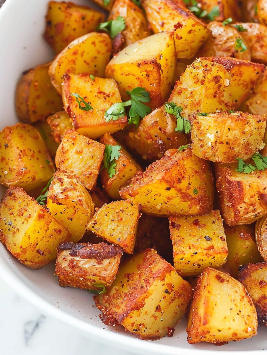A bowl of Mexican potatoes.