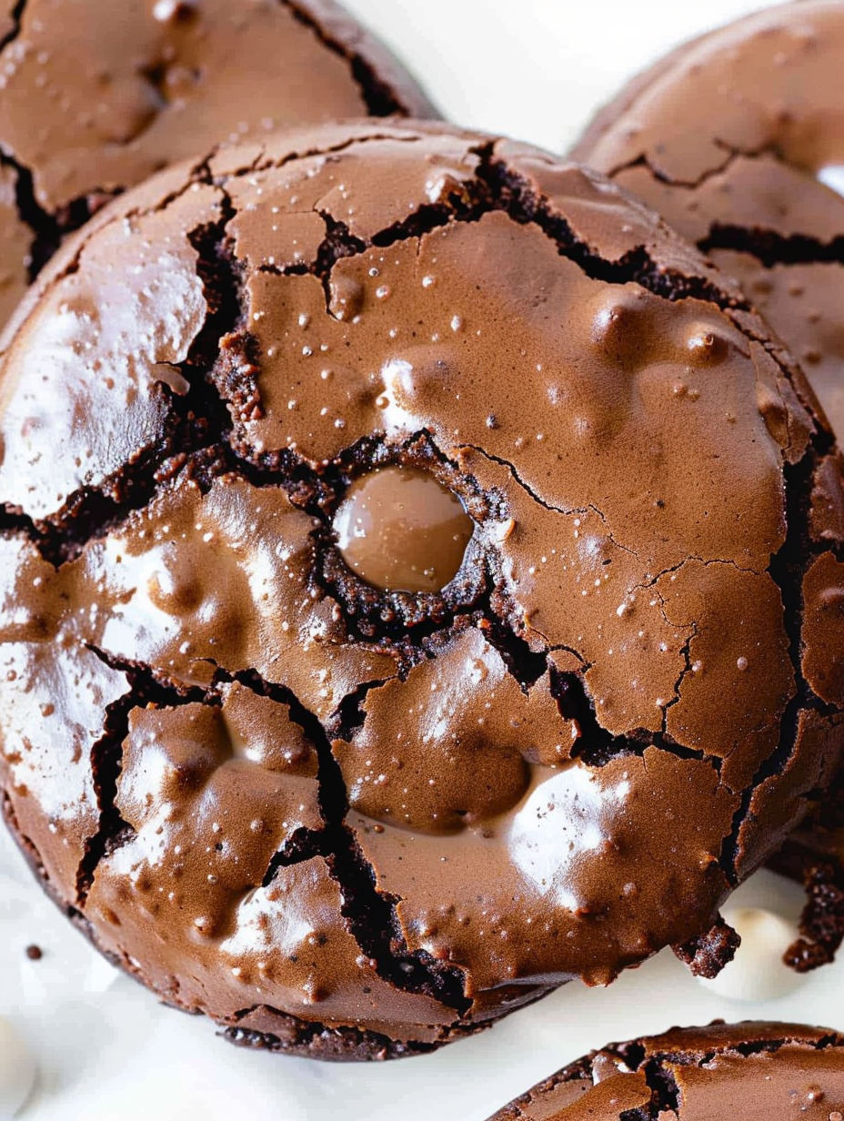 A chocolate cookie with a bite taken out of it.