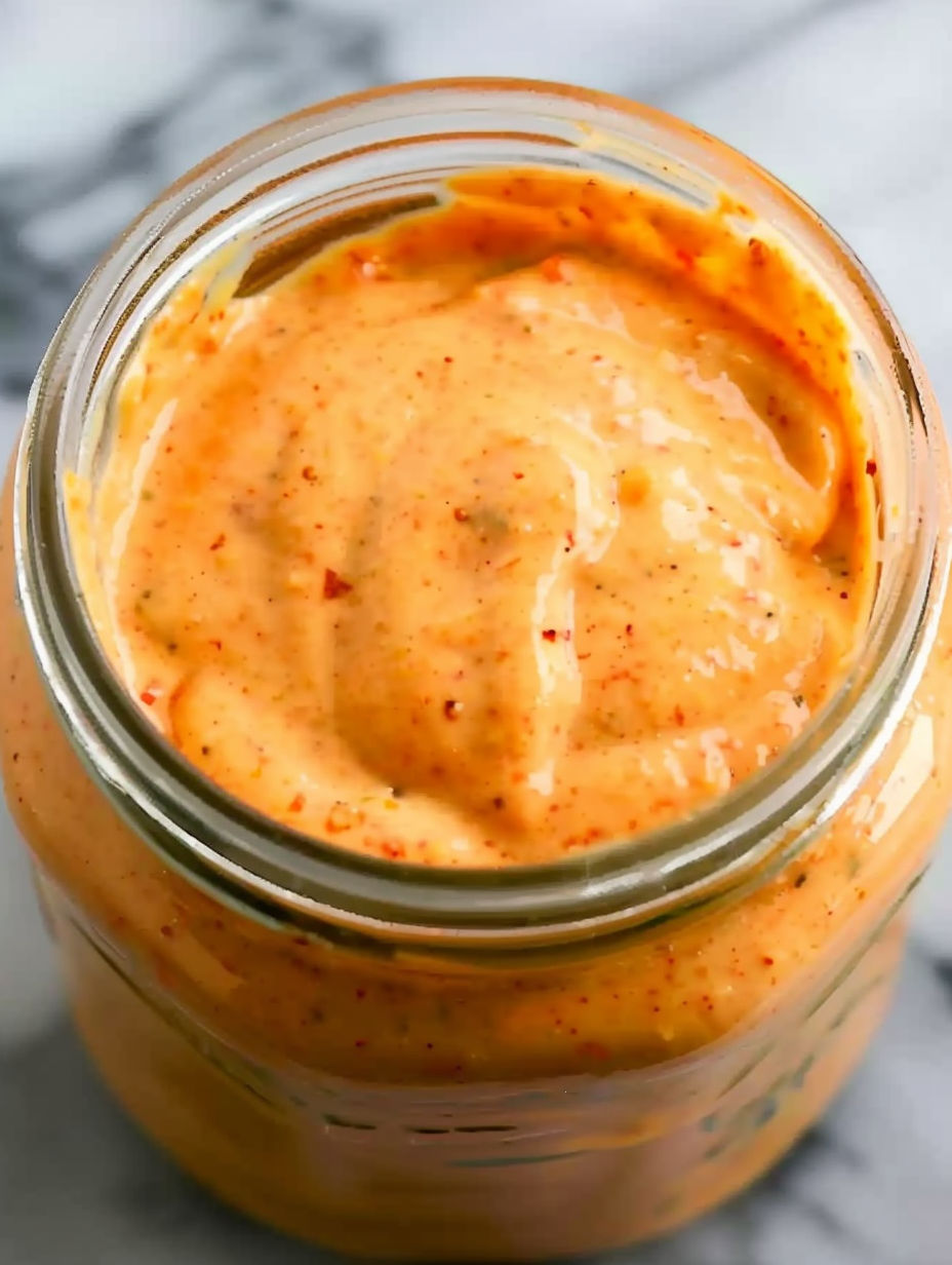 A jar of bang bang sauce.