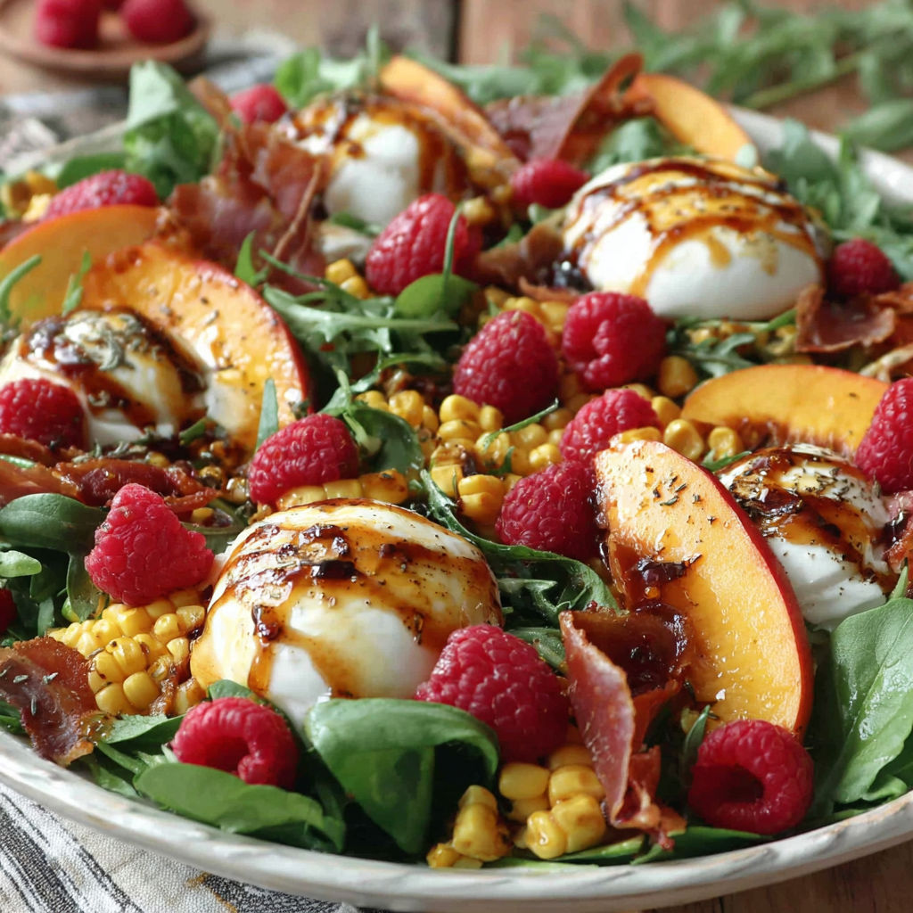 A plate of food with a variety of ingredients.