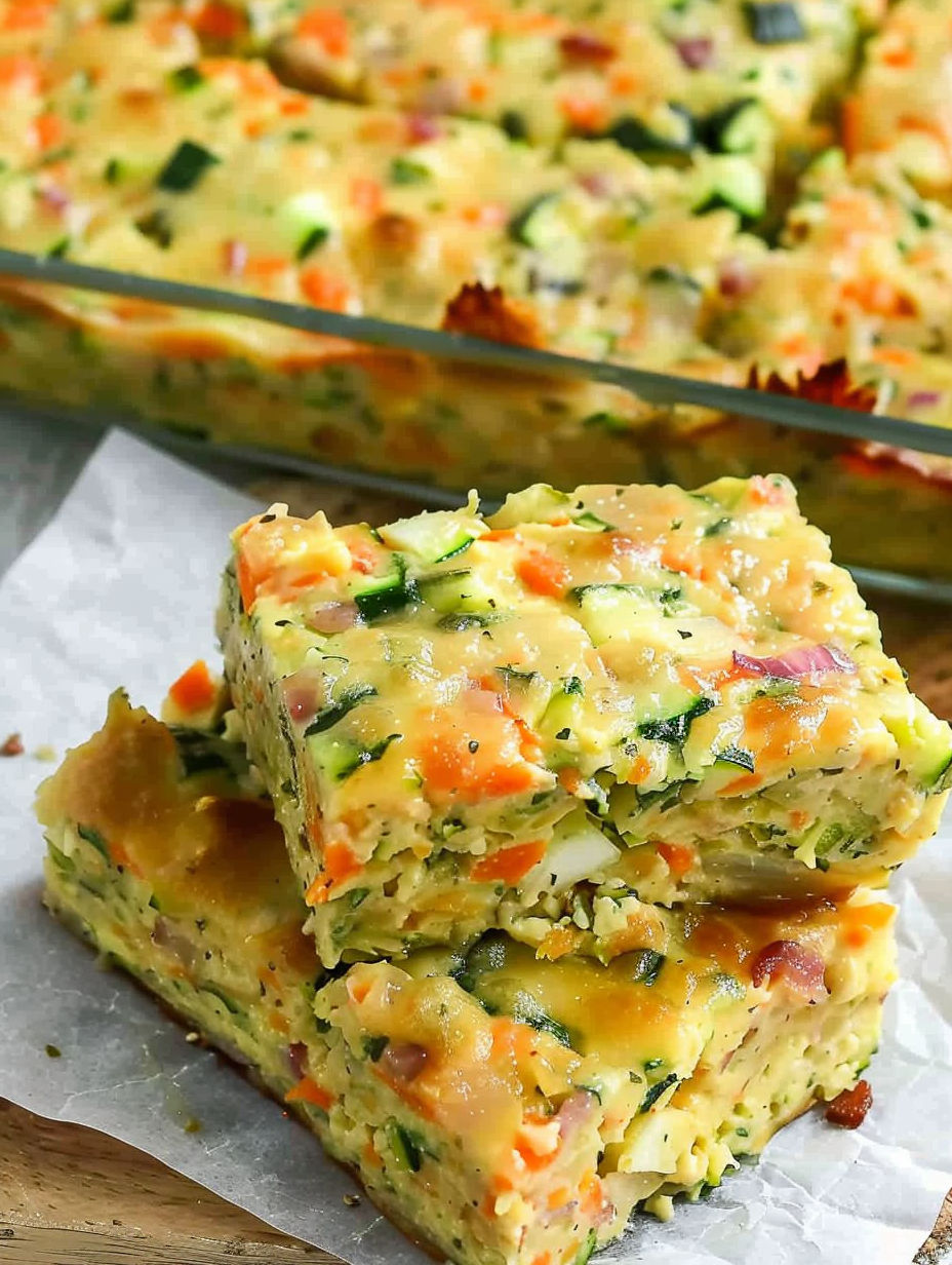 A slice of Australian zucchini cake.