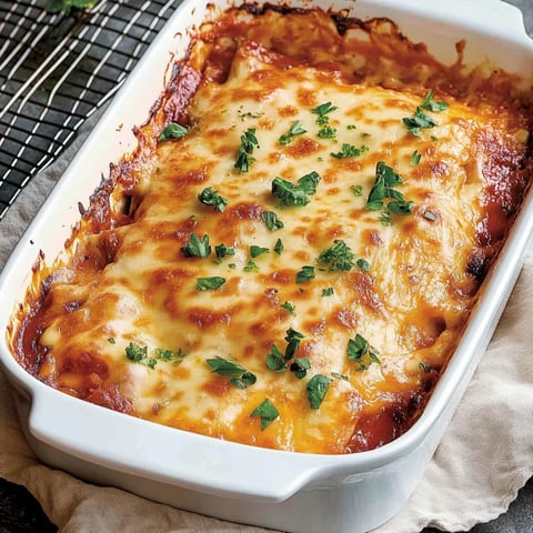 Schinken-Hack-Röllchen in Tomatensoße
